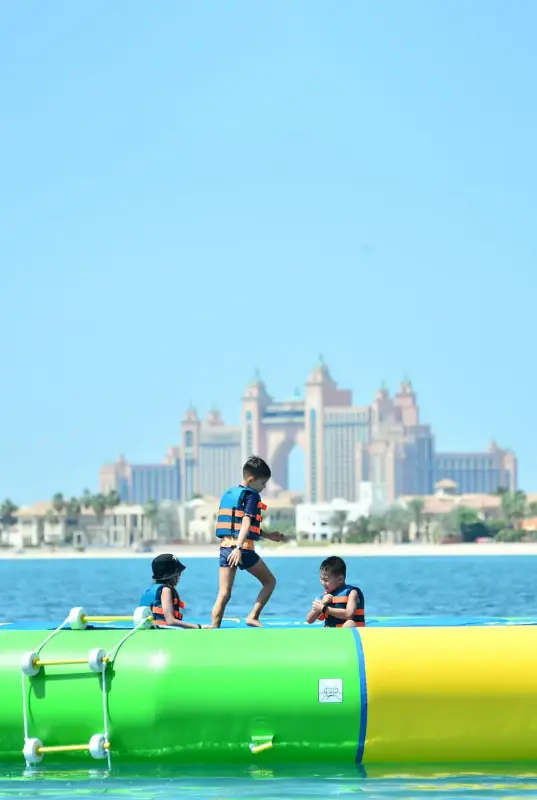 Palm Jumeirah Splish Splash Inflatable Park